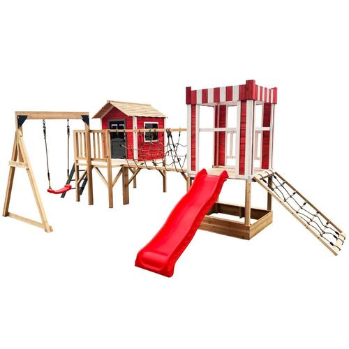 Parc De Jeux Avec Balançoire Et Toboggan Wunderland - 555 X 340 Cm