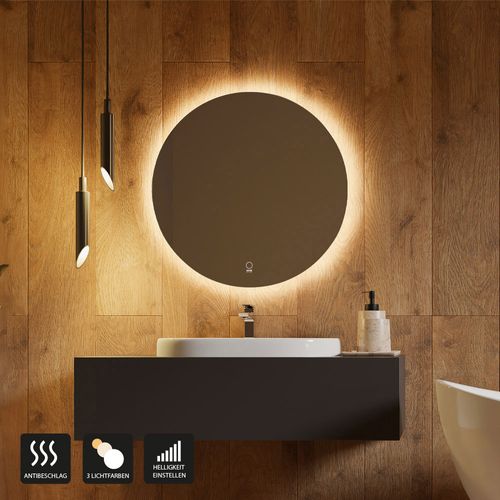 Miroir LED Rond Sila – 80 Cm
