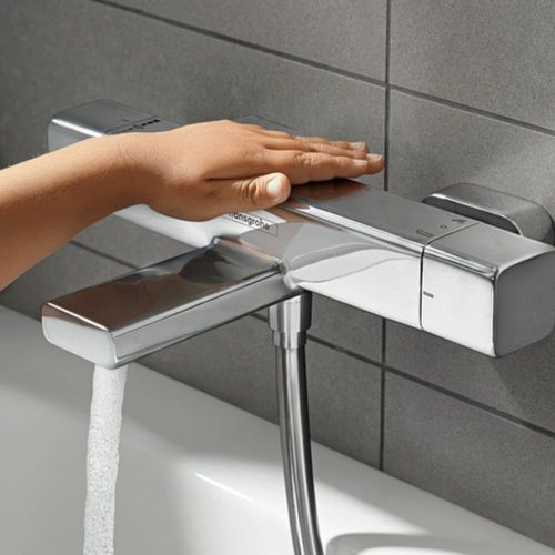 Mitigeur Bain Douche Thermostatique Hansgrohe Ecostat E Chromé