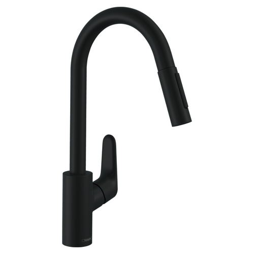 Robinet Douchette Hansgrohe Focus M41 240 Noir Mat