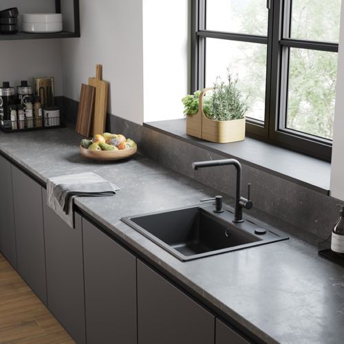 Robinet De Cuisine Avec Douchette Hansgrohe Talis M54 270 Noir Mat