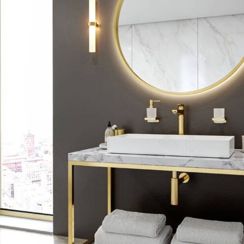 Mitigeur De Lavabo Hansgrohe Talis E 240 Aspect Doré Poli