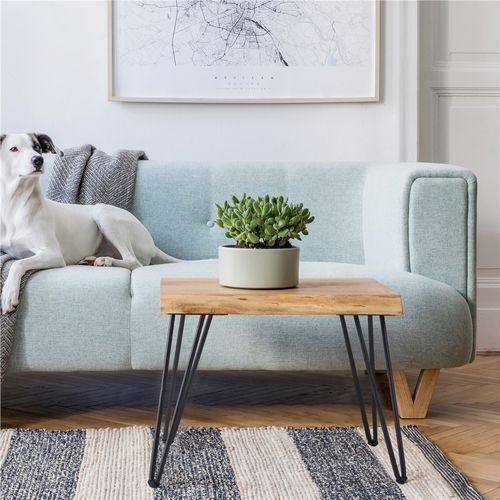 Lot De 4 Pieds Épingle En Métal Pieds De Table à 2 Branches Pour Table Basse, Noir