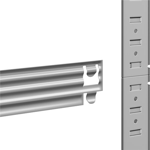 Étagère Garage Rayonnage Avec Tablettes Réglables Structure Renforcée En Métal Et Mdf