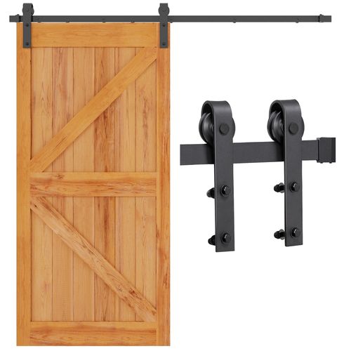 Quincaillerie Kit De Rail Pour Porte Coulissante, Système De Rail Apparent à Simple Ventail