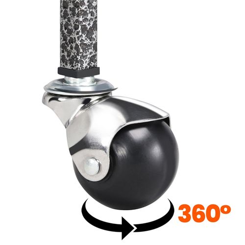 Cage Pour Oiseaux Cage Pour Perroquet Avec Support Roulant Pour Perruche Calopsitte, Noir