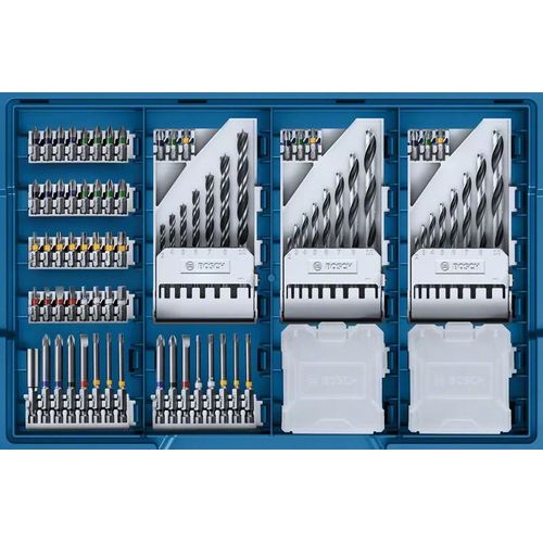 Perceuse-visseuse 18v Gsr 18v-28 + 2 Batteries 4ah + Chargeur + Coffret L-case + 82 Accessoires - Bo