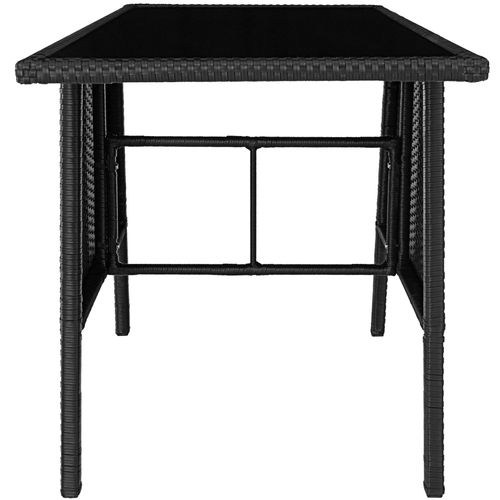 Salon De Jardin Noir  52.5 X 56 X 88 Cm