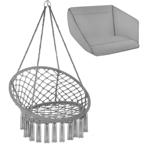 Fauteuil Suspendu Rembourrage Assise Et Dossier Extra Confort Gris