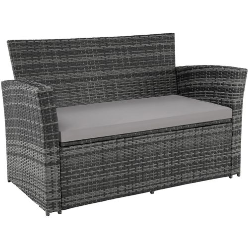 Salon De Jardin Gris  129 X 68.5 X 75 Cm