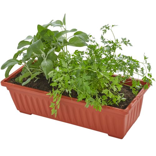 Jardinière Verticale Avec 4 Grands Bacs à Fleurs Marron