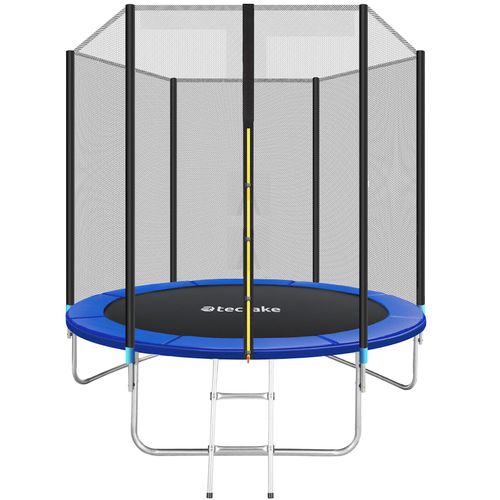Trampoline Modèle B Ø 244 Cm, Certifié Gs Pour Un Maximum De Sécurité Noir/bleu