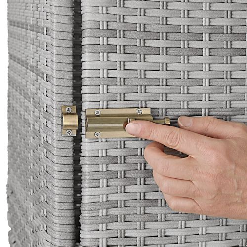 Lot 2 Bains De Soleil Design Luxueux Table Avec Rangement Gris Clair