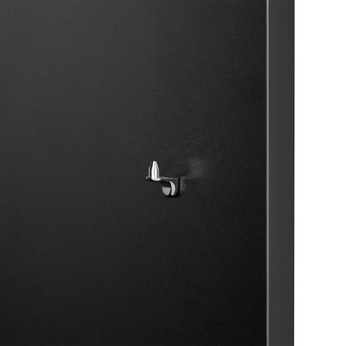 Bibliothèque Solide Moderne Et Fonctionnelle Effet Bois Noir