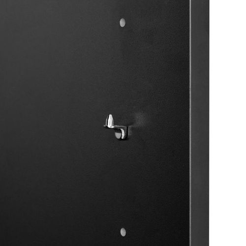 Bibliothèque Solide Moderne Et Fonctionnelle Effet Bois Noir