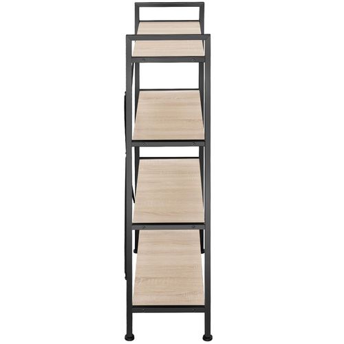 Étagère Style Industriel Protection Antibasculement Incluse Bois Clair