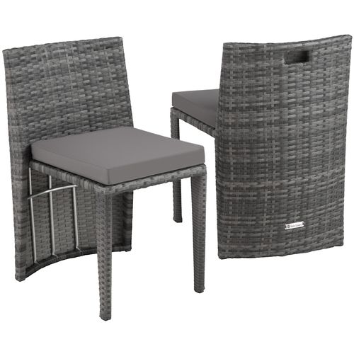 Salon De Jardin Gris  156.5 X 49.5 X 74.5 Cm