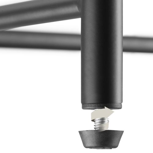 Table D'appoint Style Industriel 45,5 X 54,5 Cm Bois Clair