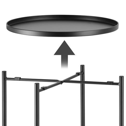 Table D'appoint Style Industriel 45,5 X 54,5 Cm Bois Clair