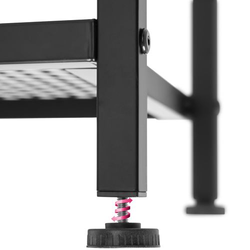 Table D'appoint Style Industriel 36,5 X 58,5 X 59,5 Cm Bois Foncé