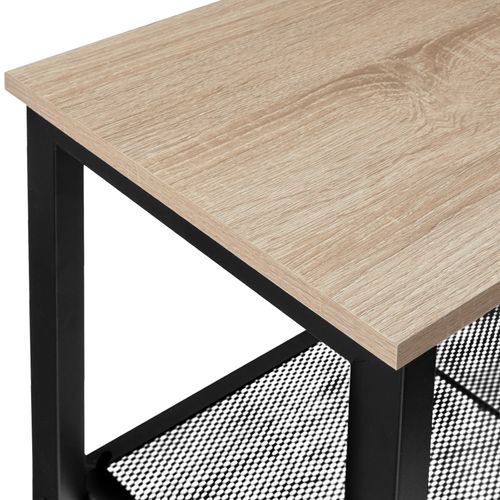 Étagère à Chaussures Style Industriel 80 X 30 X 455 Cm Bois Clair