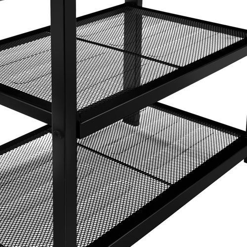 Étagère à Chaussures Style Industriel 80 X 30 X 455 Cm Bois Clair