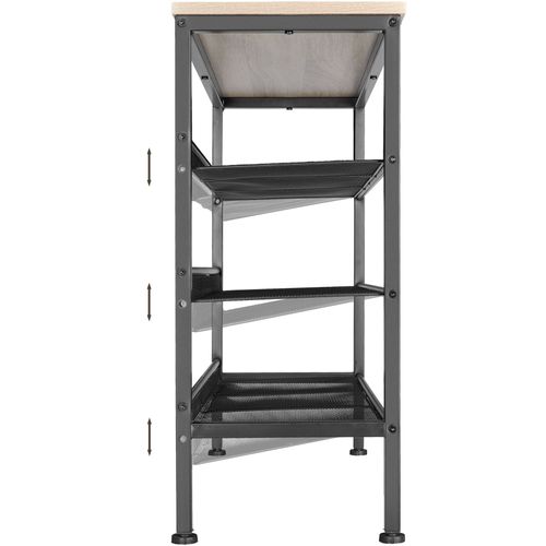 Étagère à Chaussures 755 X 305 X 695 Cm Bois Clair