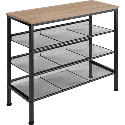 Étagère à Chaussures 755 X 305 X 695 Cm Bois Clair