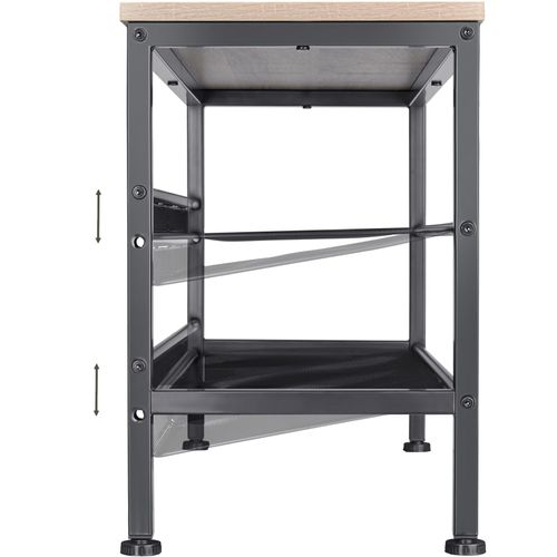 Étagère à Chaussures Style Industriel 755 X 305 X 455 Cm Bois Clair