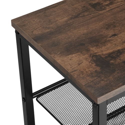 Étagère à Chaussures Style Industriel 805 X 305 X 725 Cm Bois Foncé