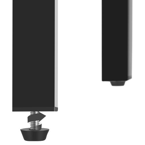 Lot De 2 Tabourets De Bar En Bois Et Acier Hauteur 66 Cm Bois Clair