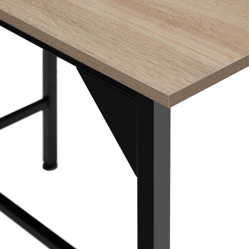 Table De Bar Style Industriel 120 X 40 X 1005 Cm Bois Clair