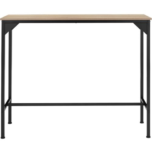 Table De Bar Style Industriel 120 X 40 X 1005 Cm Bois Clair