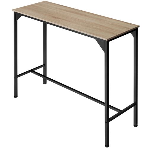 Table De Bar Style Industriel 120 X 40 X 1005 Cm Bois Clair