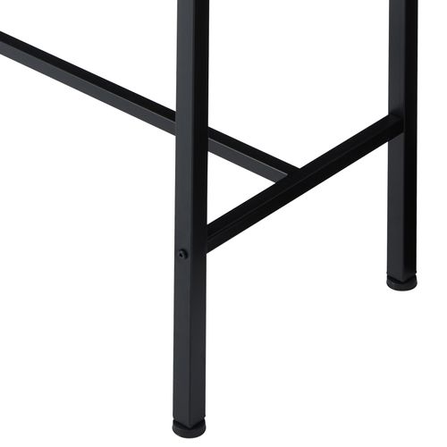 Table De Bar Style Industriel 120 X 40 X 1005 Cm Bois Clair