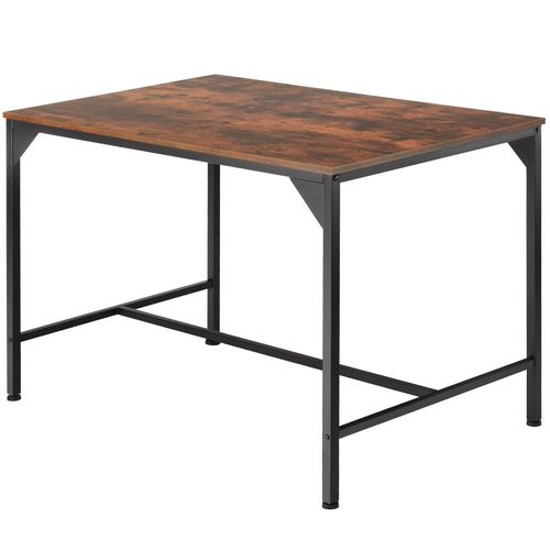 Ensemble Chaises De Salle à Manger 3 Pièces Bois Et Acier Bois Foncé