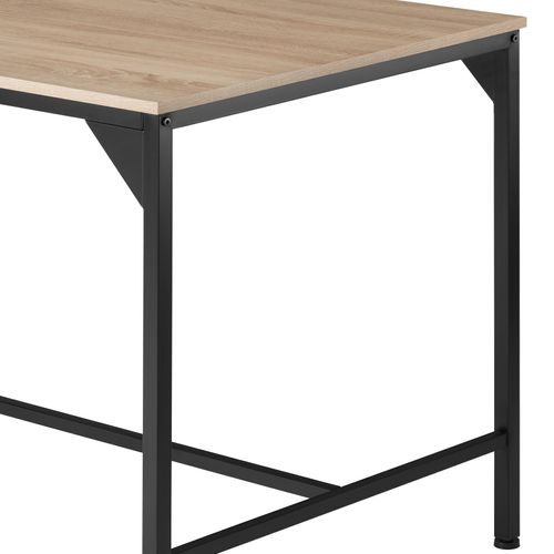 Ensemble Chaises De Salle à Manger 3 Pièces Bois Et Acier Bois Clair