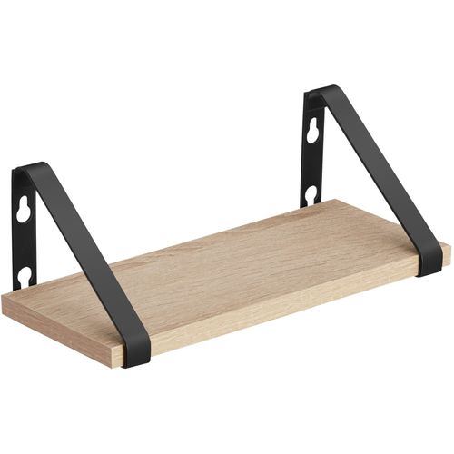 Lot De 3 Étagères Murales Design Style Industriel Bois Clair