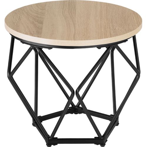 Ensemble De 2 Tables Basses En Forme De Diamant Bois Clair