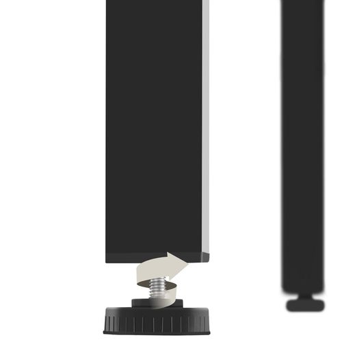 Table D'appoint Style Industriel 35 X 35 X 70,5 Cm Bois Foncé