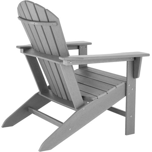Chaise De Jardin En Polyéthylène Aspect Bois Avec Dossier Ergonomique