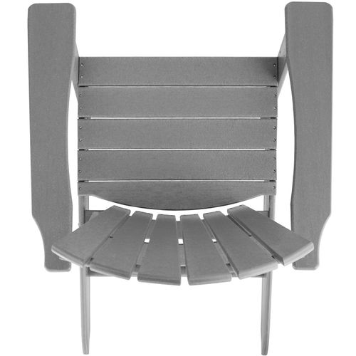 Chaise De Jardin En Polyéthylène Aspect Bois Avec Dossier Ergonomique