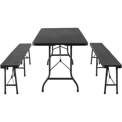 Ensemble De Table De Camping Pliable Avec Poignées De Transport