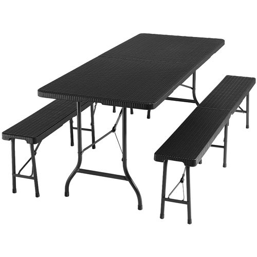 Ensemble De Table De Camping Pliable Avec Poignées De Transport