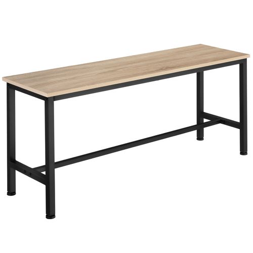 Ensemble De 2 Bancs Style Industriel 108x325x50cm Bois Clair