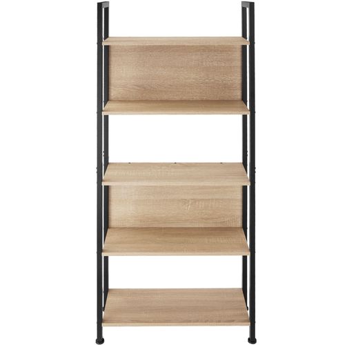 Étagère Style Industriel Protection Antibasculement Incluse Bois Clair