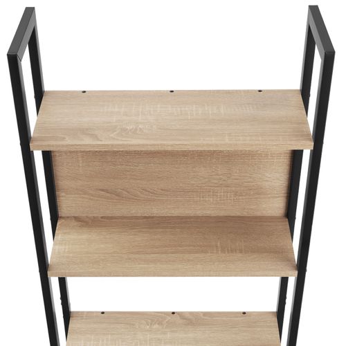 Étagère Style Industriel Protection Antibasculement Incluse Bois Clair