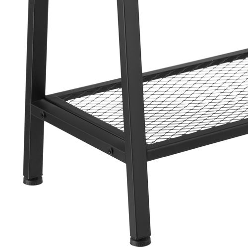 Table Console Style Industriel 100 X 35 X 80,5 Cm Bois Foncé