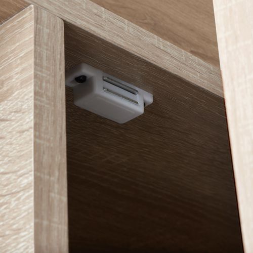 Table De Chevet Style Industriel 40 X 42 X 605 Cm Bois Clair