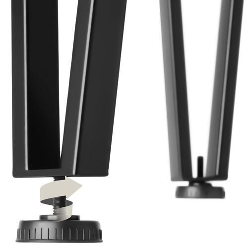 Ensemble De Tables D'appoint En 3 Parties Empilable Bois Foncé